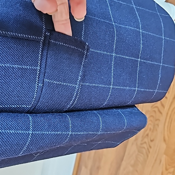 Tallia Mens Sport Coat Wool Paisley Lining GQ Style Plaid Executive Casual 40R - Picture 6 of 14